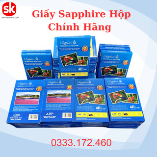 Giấy in Ảnh Sapphire Lụa Nhiều Kích Thước