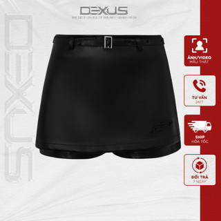 Quần giả váy da đen nữ 𝐃𝐗 𝐃𝐄𝐗𝐔𝐒_ dxcv140314