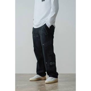 Quần jean amand immortal canvas cargo pants - black/ qb039