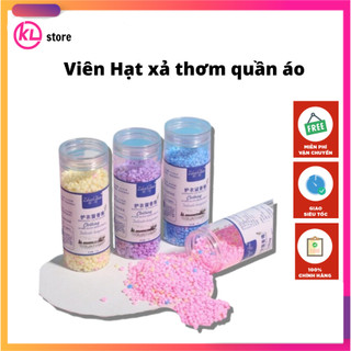Viên Hạt xả thơm quần áo nội địa, hạt xả thơm làm mềm vải hộp 110g