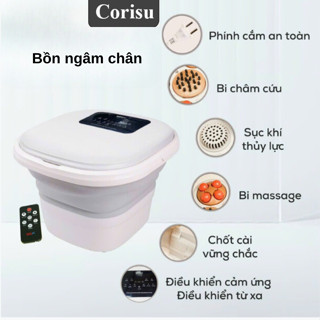 Bồn ngâm chân massage tự động có điều khiển Seka SK 195 cao cấp Bảo hành chính hãng 12 Tháng