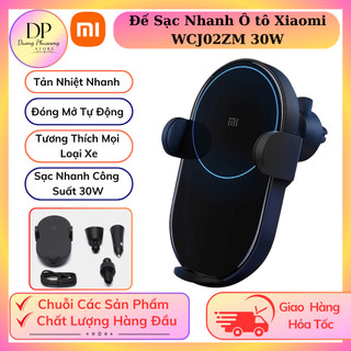  Đế Sạc Nhanh Không Dây Kiêm Giá Đỡ Điện Thoại Ô Tô Xiaomi 30W - WCJ02ZM Kẹp Cảm Biến Điện Chắc Chắn,Phù Hợp Mọi Loại Xe 