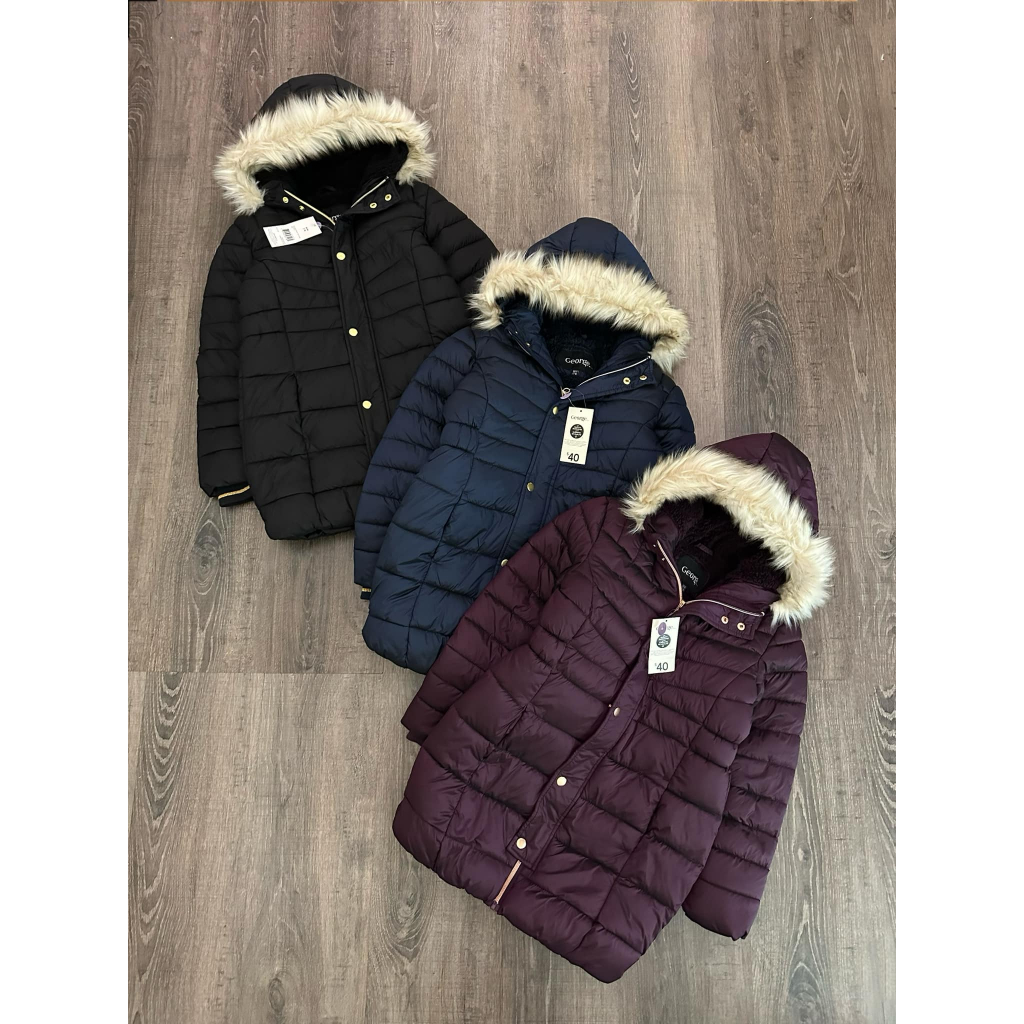 Áo phao parka dáng dài GGUK bé gái