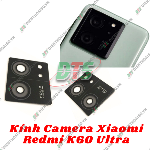 Mặt kính XM Redmi K60 Ultra sẵn keo dán ( mặt kính camera redmi k60 ultra )