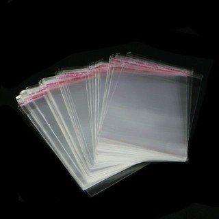 100 túi opp bóng kính đựng lì xì dán miệng 9x18cm