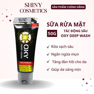 Sữa rửa mặt Oxy Deep Wash nam tác động sâu 50g