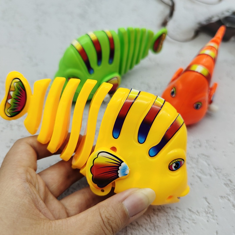 [Giả rẻ nhất] Combo 2 Màu cá vặn cót - Đồ chơi Cá vẫy đuôi cực vui cho bé