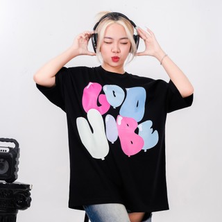 Áo thun Local Brand GOD VIBE Phong Cách Unisex Form Rộng Tay Lỡ GTK60