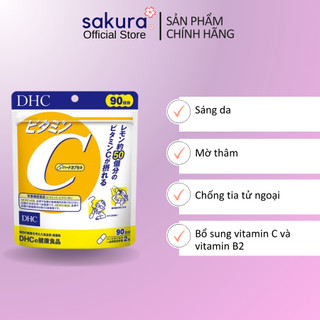 Viên uống vitamin C DHC sáng da, mờ thâm, tăng cường đề kháng- Sakura Store Official
