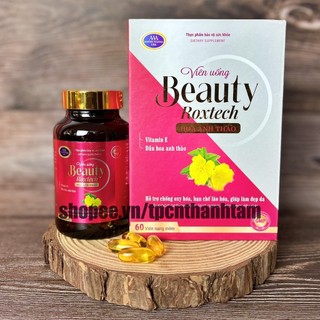 Viên uống đẹp da HOA ANH THẢO HỘP ĐỎ bổ sung vitamin e,  giúp trắng da, sáng da - Hộp 60 viên