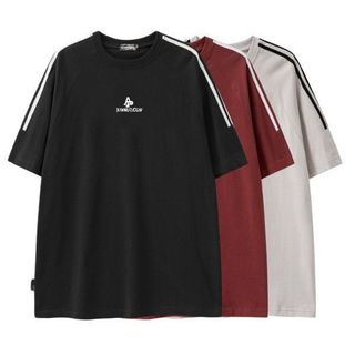 Áo Thun Local Brand Form Rộng, Áo Thun Unisex Chất Cotton Kẻ Sọc Thể Thao AP-OV475
