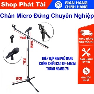 Bộ Chân Đỡ Micro Chuyên Nghiệp - Chân Micro Đứng Chuyên Nghiệp Cho Phòng Thu, Sân Khấu ( Chuẩn Như Ảnh Đăng )