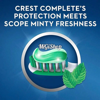 Kem Đánh Răng Crest Complete Toothpaste Plus Scope Advanced Freshness 232g
