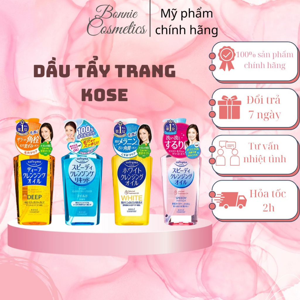 Dầu Tẩy Trang Kose Softymo Cleansing Oil 230ml Nhật Bản