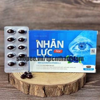 Viên uống bổ mắt Nhãn Lực bổ sung lutein, cao việt quất cải thiện thị lực, giảm mỏi mắt, khô mắt, mờ mắt - Hộp 30 viên
