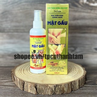 [Xả hàng ] Dầu xoa bóp MẬT GẤU giảm các đau thần kinh xương khớp – Chai 100ml