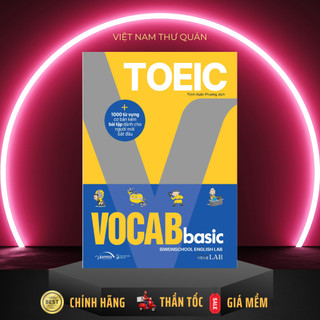 Sách - Toeic Vocab Basic - 1000 Từ Vựng Cơ Bản Kèm Bài Tập Dành Cho Người Mới Bắt Đầu [AlphaBooks]