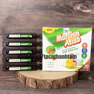 Siro MÁT GAN AITSO cho bé hỗ trợ giải độc gan, giảm rôm sẩy, vàng da,ngứa da - Hộp 20 ống