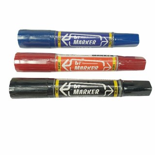 [MUA SỈ GIẢM 10%] [COMBO 4 CÂY] Bút lông dầu 2 đầu HADA (xanh, đỏ, đen)