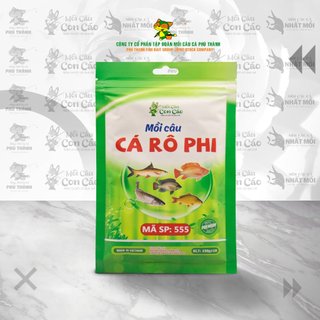 Mồi câu mã 555, mồi câu cá rô phi con cáo chính hãng phú thành 150g