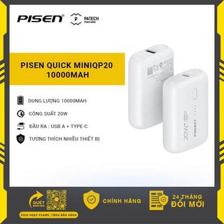 Sạc dự phòng Pisen Quick MiniQP20 10000mah , công suất 20w, nhỏ gọn, model : TS-D304 | Bảo hành 24 tháng