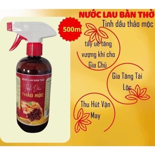 Nước lau bàn thờ thảo mộc