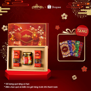 [Date T3/2026] Bộ quà tặng nhụy hoa nghệ tây Saffron Bahraman 2gr kèm trà hoa
