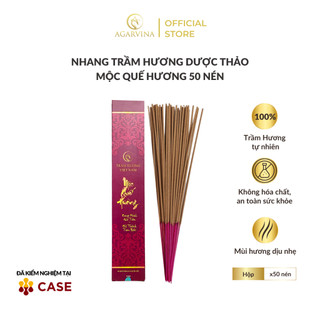 Nhang trầm hương dược thảo mộc quế hương agarvina - 250 nén