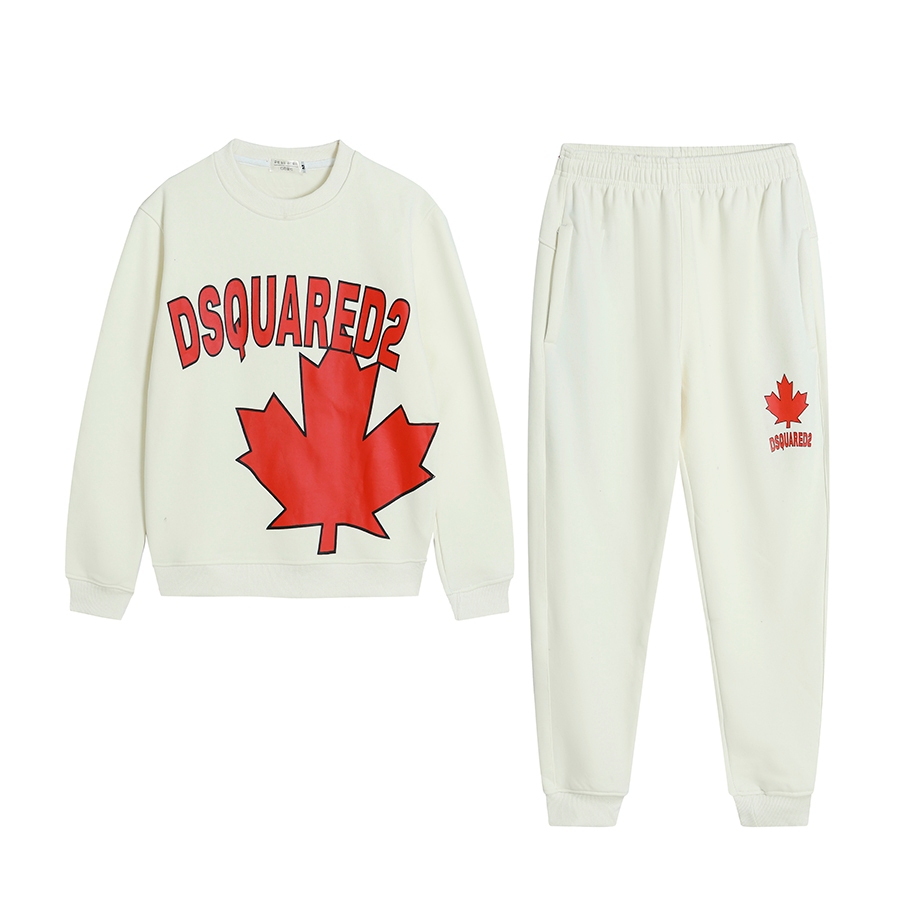 Bộ quần áo nỉ nam DSQUARED2 lót lông nhung mềm mịn giữ ấm