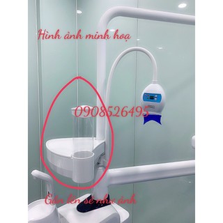 Giá để ly có hộp đựng giấy gắn ghế nha