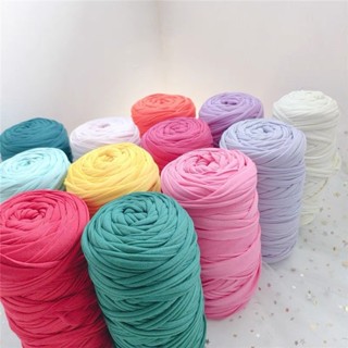 Sợi vải trơn T-Shirt Craft Yarn Việt Nam 250g, Sợi móc túi xách handmade - Phụ kiện đan móc