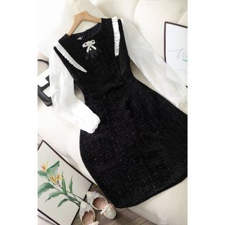 Đầm  Nữ Kim Ngân Bigsize Đầm Thiết Kế Bigsize Đầm Tweed Hai Màu Thiết Kế Thanh Lịch Đi Dự Tiệc Đi Chơi Đều Xinh DA0040