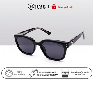 Kính Mát Thời Trang Nam Nữ Chất Liệu Nhựa Bền Bỉ HMK Eyewear Dáng Vuông Màu Sắc Cá Tính - KM58258