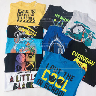 [20kg-50kg] Áo thun cộc tay cổ tròn bé trai xuất dư VNXK/Áo thun cotton bé trai cộc tay size đại hình in sắc nét