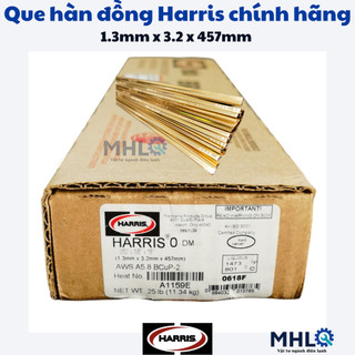 Que hàn harris mỹ,bạc hàn ống đồng harris mỹ loại dẹt,que hàn ống đồng dẹt harris - vật tư điện lạnh mhl