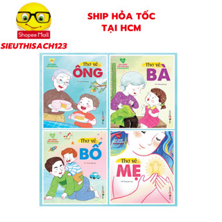 Sách - Combo Thơ gia đình yêu thương : Ông bà bố mẹ