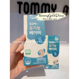 Men vi sinh duolac organic cho bé hộp 30 gói.