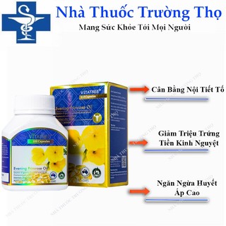Tinh dầu hoa anh thảo Úc Evening Primrose Oil Vitatree 100 viên