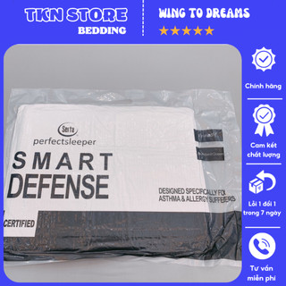 Ruột Chăn Hè Smart Defense Nhật Bản bông trắng kháng khuẩn chuyên dùng cho khách sạn , Ruột mền hè kích thước 2m3x2m
