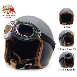 Mũ bảo hiểm 3/4 thời trang afast Helmets, nón bảo hiểm chuyên phượt kèm kính PC, kính UV cá tính