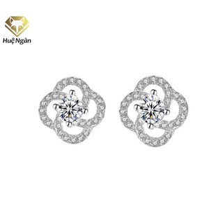 Bông tai bạc Ý 925 Huệ Ngân - Hoa đẹp RYE140148