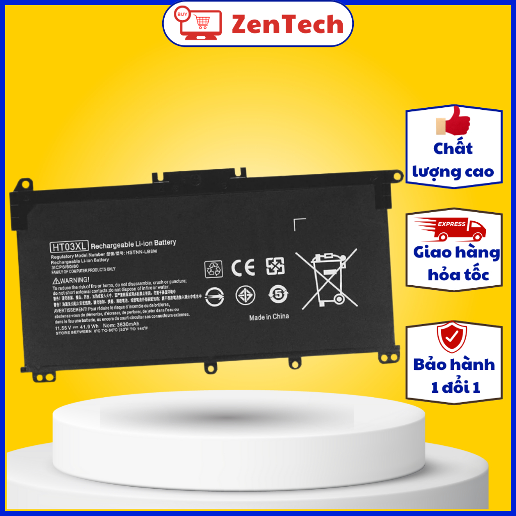PIN LAPTOP HP 14-CE000 HT03XL Chính Hãng New 100% - Pavilion 14-bf 14-bk 14-cf 14-ce 14-cm 14-ck 15-cs 15-cw 15-da