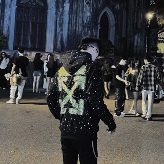 Áo Hoodie OFF White Mũ Trùm 2 Lớp Form Rộng Unisex Chất Nỉ Cotton cực hot trend