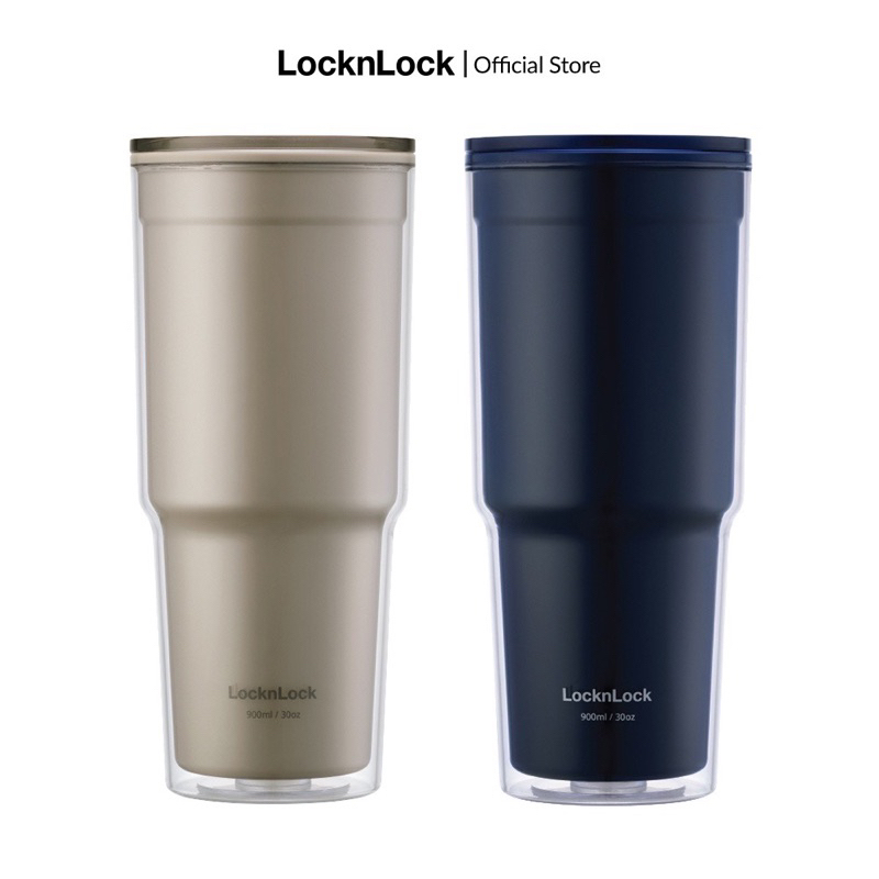 Ly nhựa 2 lớp Lock&Lock Double Wall Cold Cup 900ml