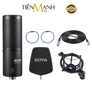 Micro boya by-m1000 pro mic thu âm condenser livestream, phòng studio microphone by m1000