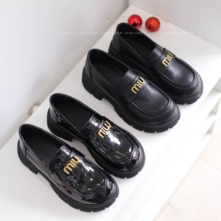 Giày Đốc Nữ - Giày Doll - Giày Mocca - Giày Loafer - KMNI CHỮ MIU 4P QCCC