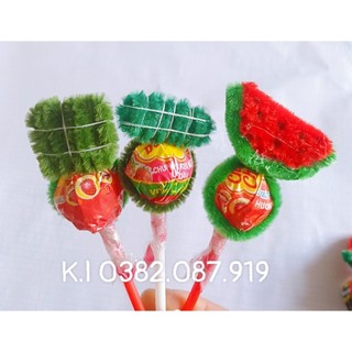 Combo set hoa kẹo mút Tết.