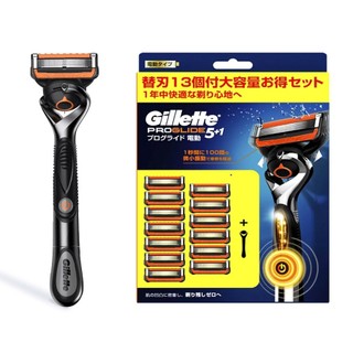 [MẪU MỚI] Set dao cạo râu dùng pin Gillette Proglide Flexball 5+1 kèm 13 lưỡi thay thế