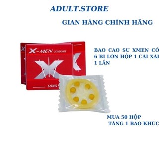 Bao cao su Xmen 6 bi tăng khoái cảm hộp 1 cái loại 1