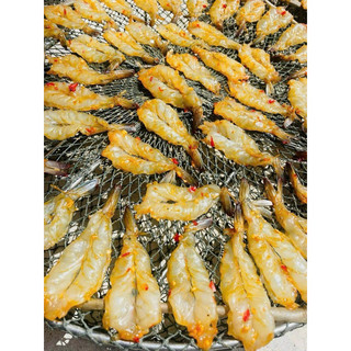 Tôm một nắng tẩm mắm nhĩ - khay 250gr